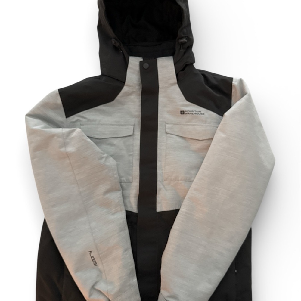 Men's Black and Gray Ski Jacket